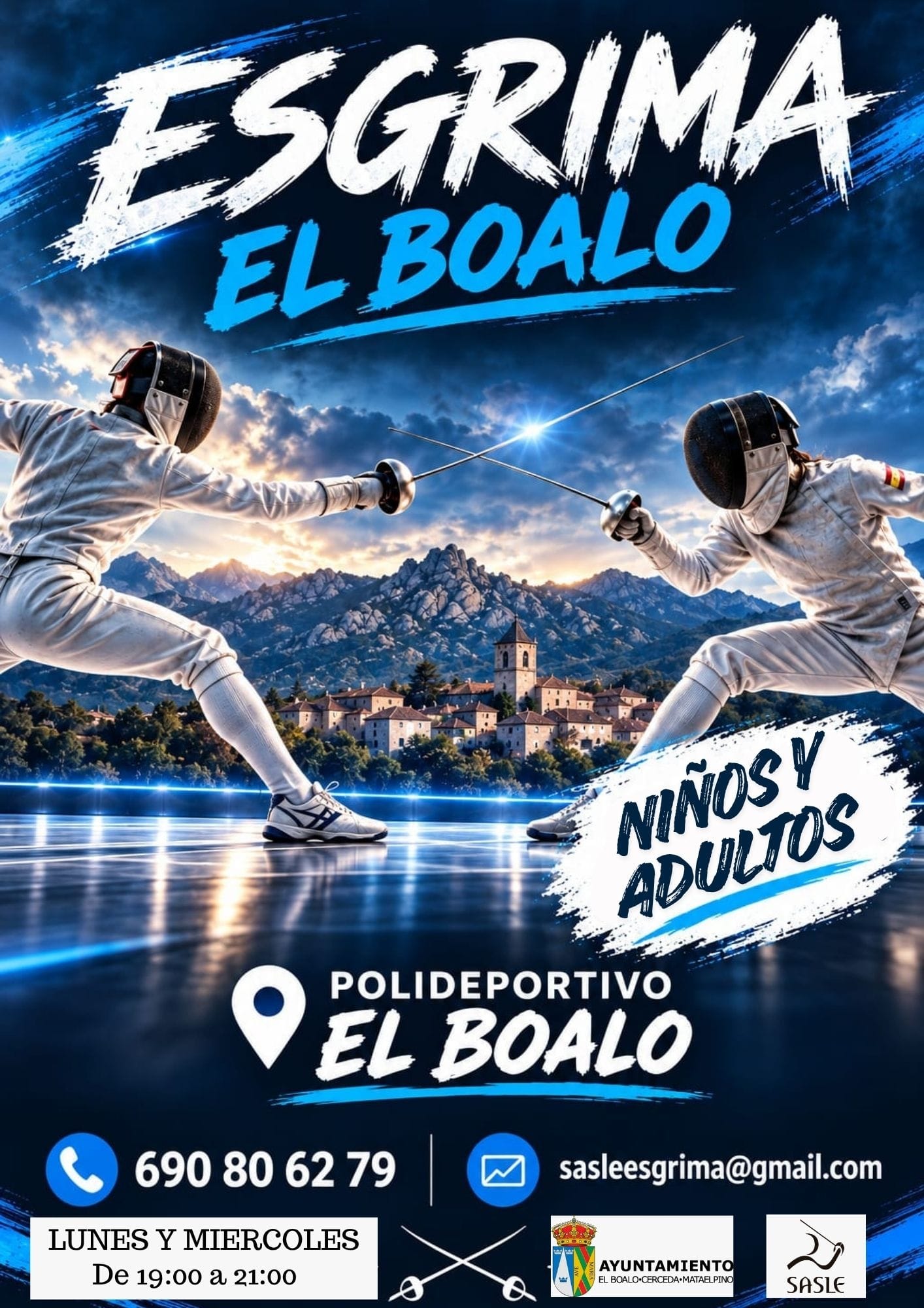 Esgrima llega a El Boalo con una nueva actividad deportiva